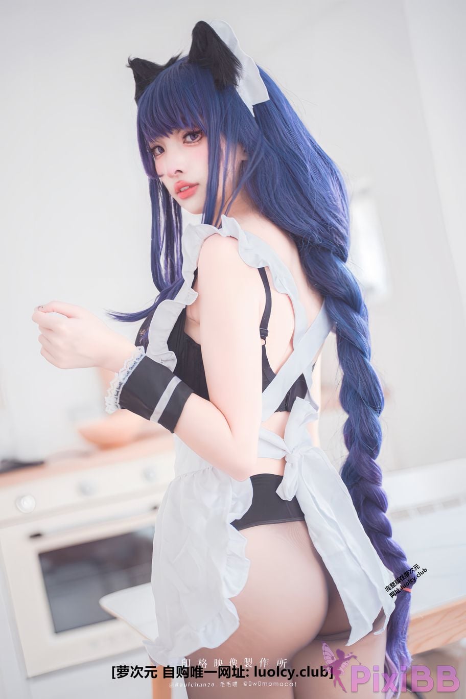 Cosplayer Mumu Momo 8K Raiden jiang jun da ren de hei an liao li PixiBB.COM 038