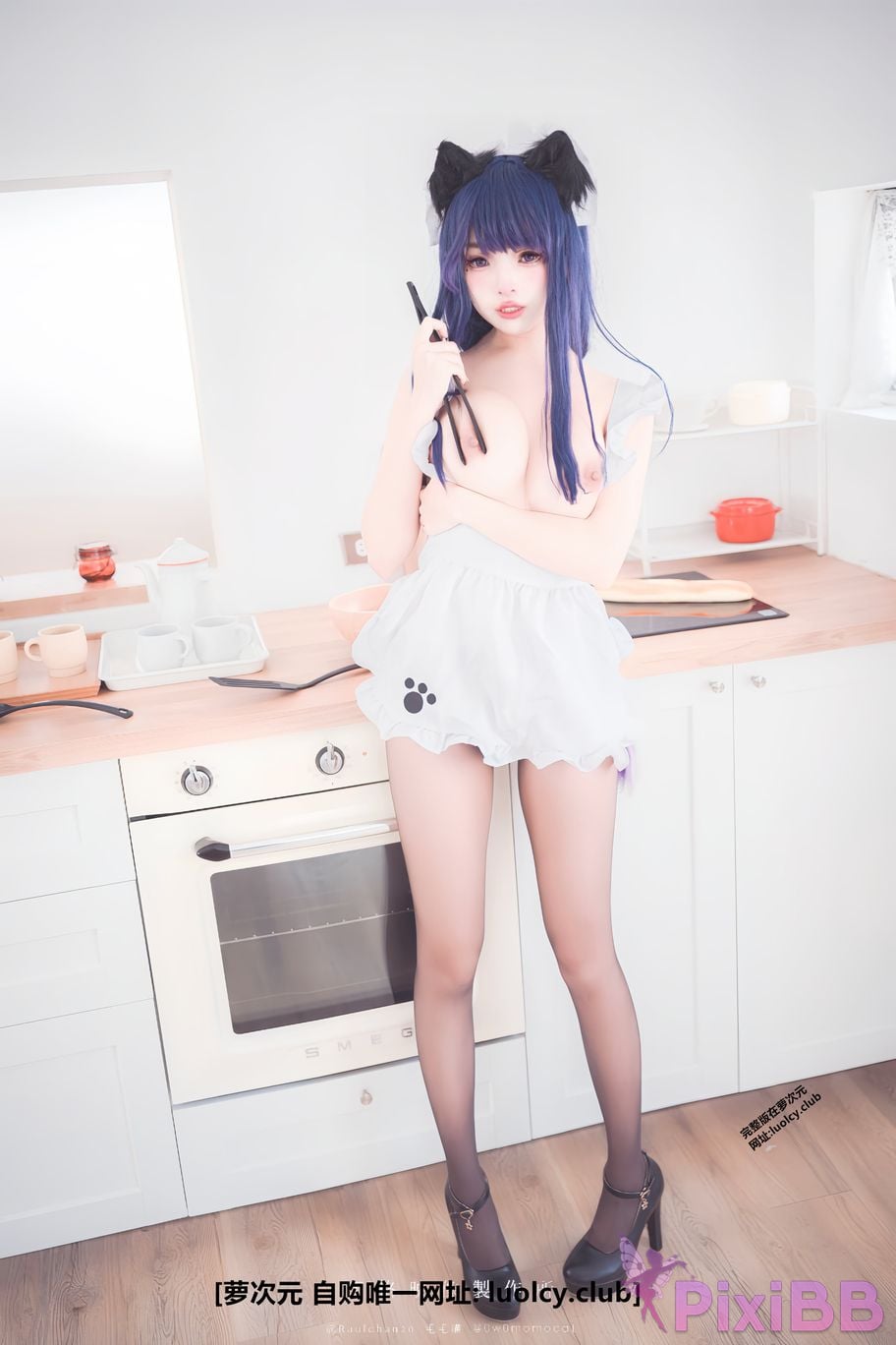 Cosplayer Mumu Momo 8K Raiden jiang jun da ren de hei an liao li PixiBB.COM 044