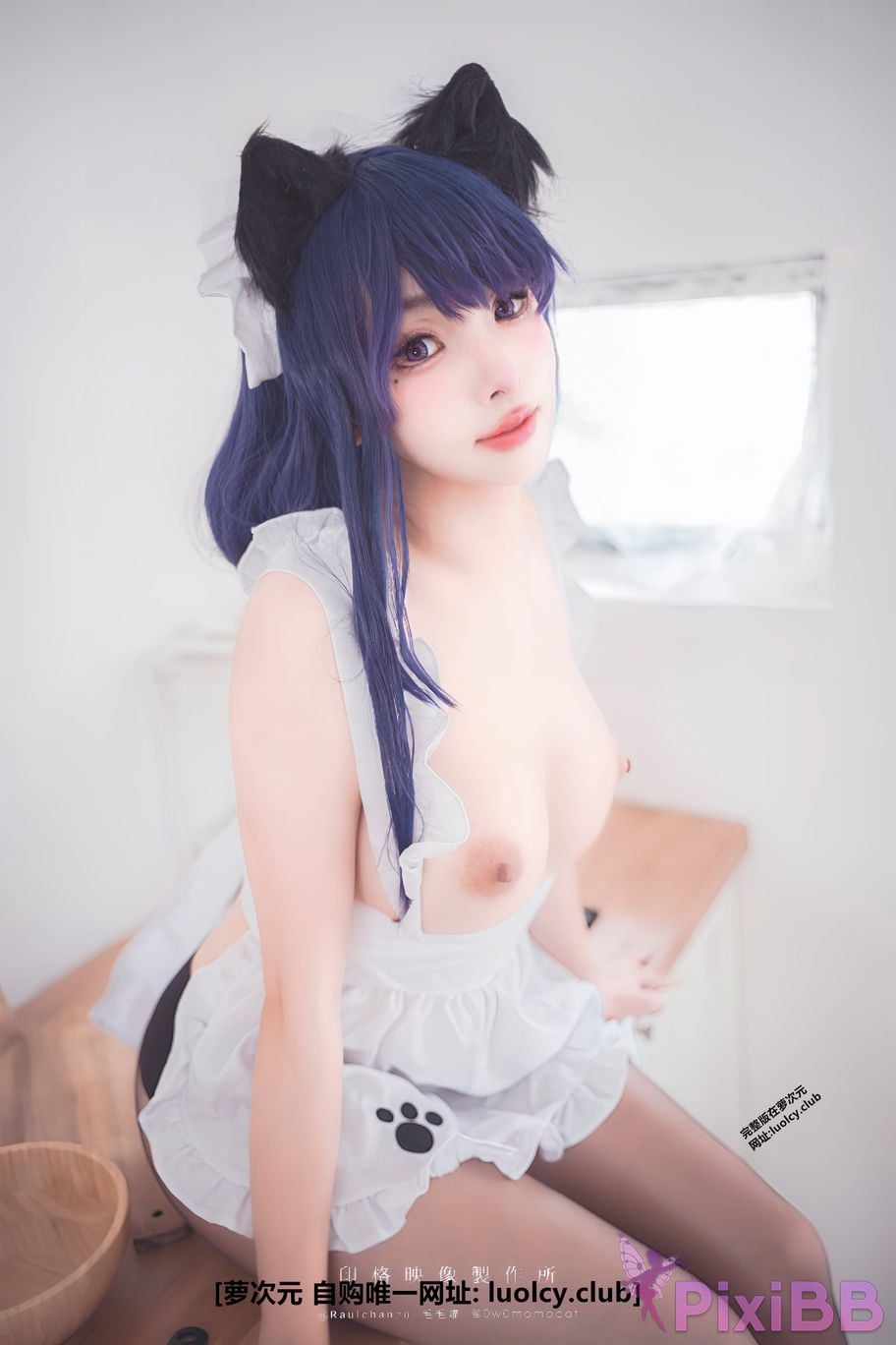 Cosplayer Mumu Momo 8K Raiden jiang jun da ren de hei an liao li PixiBB.COM 046