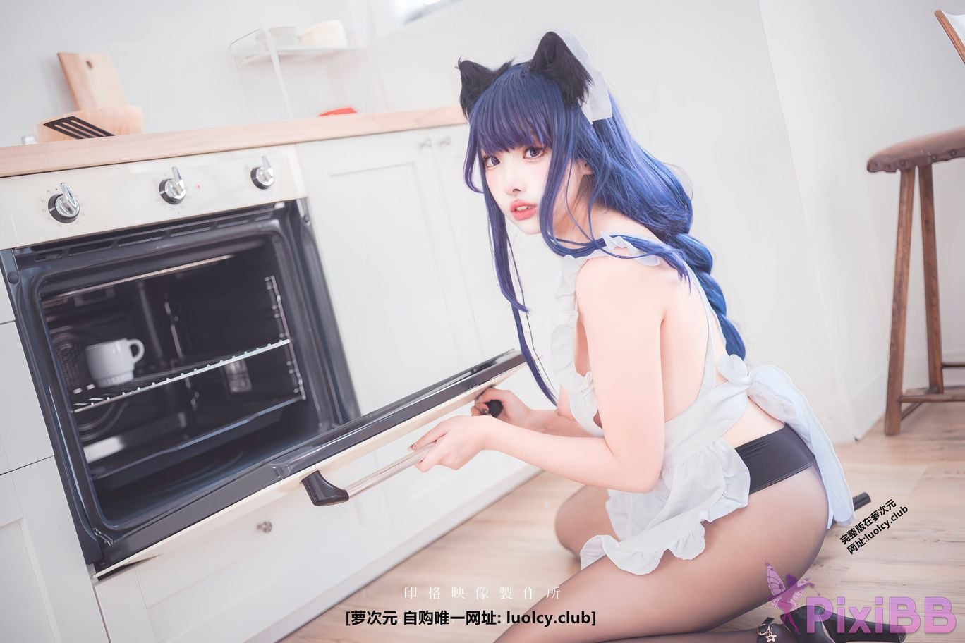 Cosplayer Mumu Momo 8K Raiden jiang jun da ren de hei an liao li PixiBB.COM 048