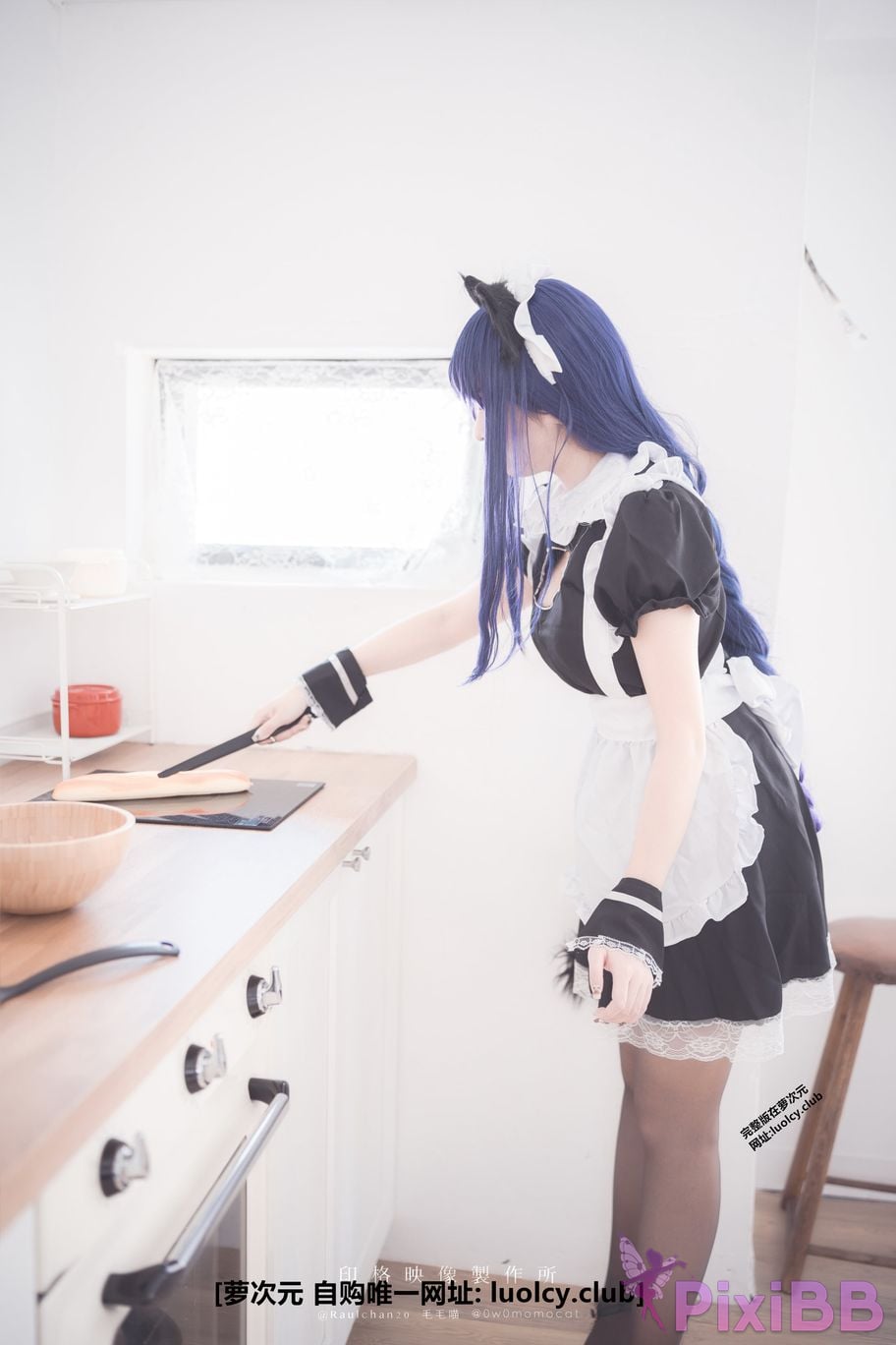 Cosplayer Mumu Momo 8K Raiden jiang jun da ren de hei an liao li PixiBB.COM 059