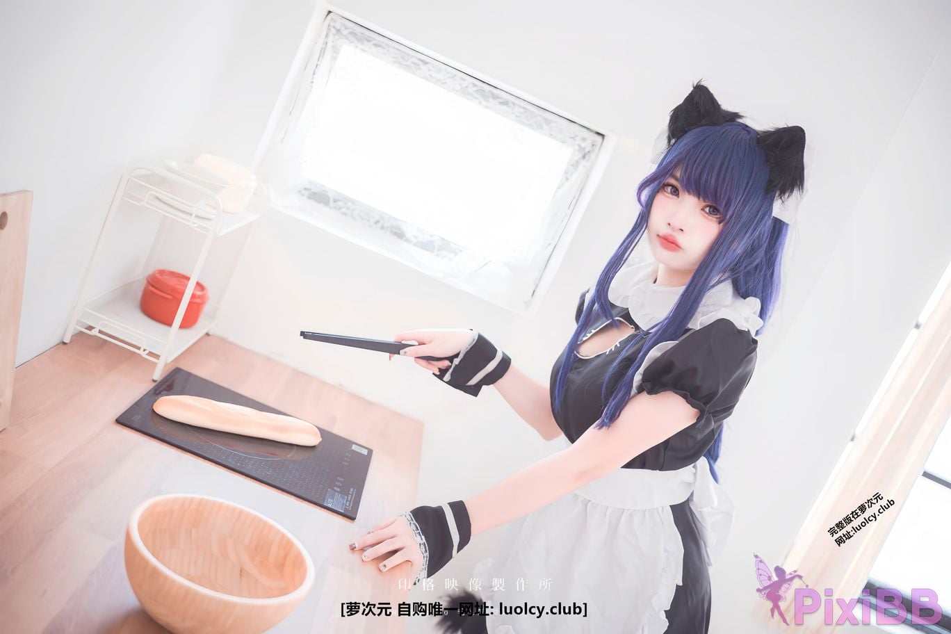 Cosplayer Mumu Momo 8K Raiden jiang jun da ren de hei an liao li PixiBB.COM 060