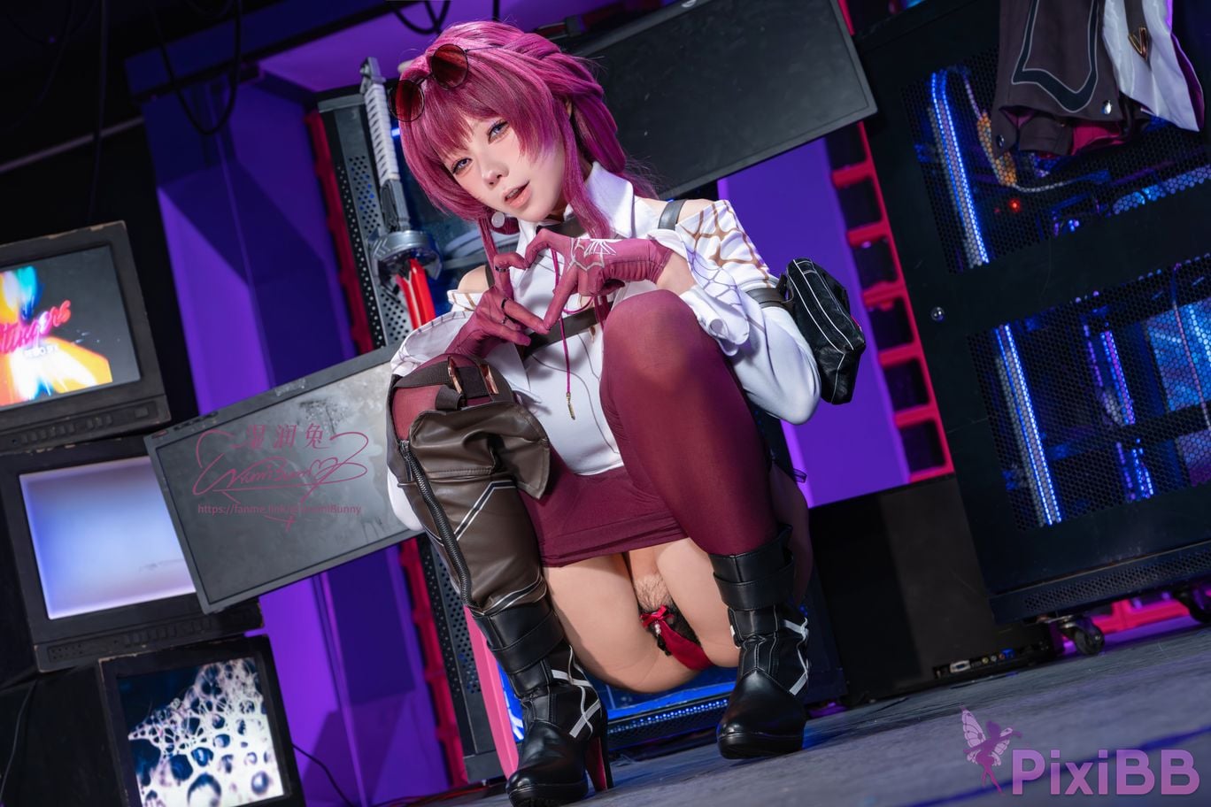Cosplayer Sticky Dumpling Rabbit 2026 Year 05 monthly works Collapse Stardome Railway Kafka PixiBB.COM 031