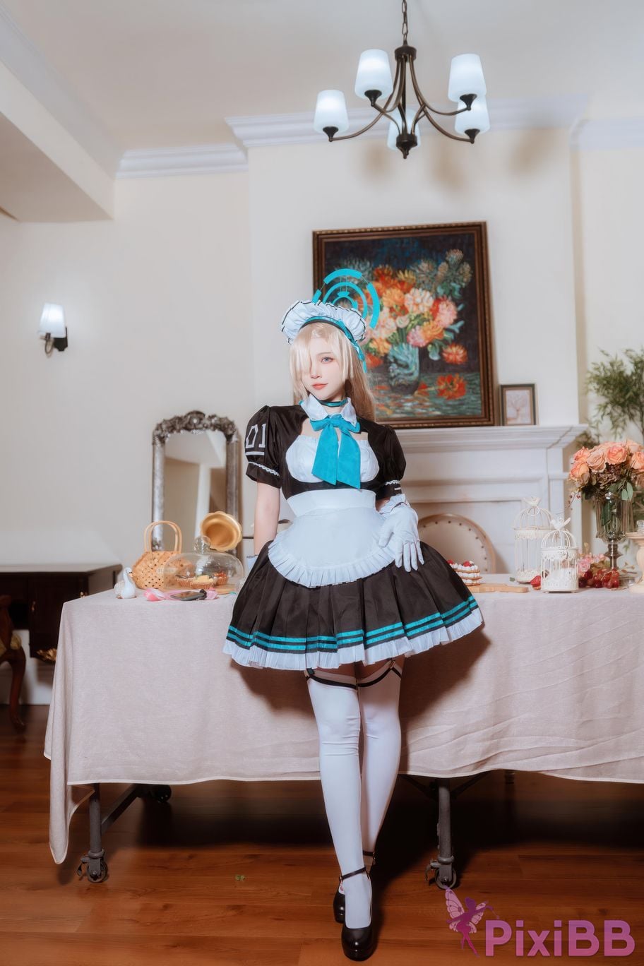 Cosplayer Second Assistant Nisa Azure Files Maid Asuna PixiBB.COM 001