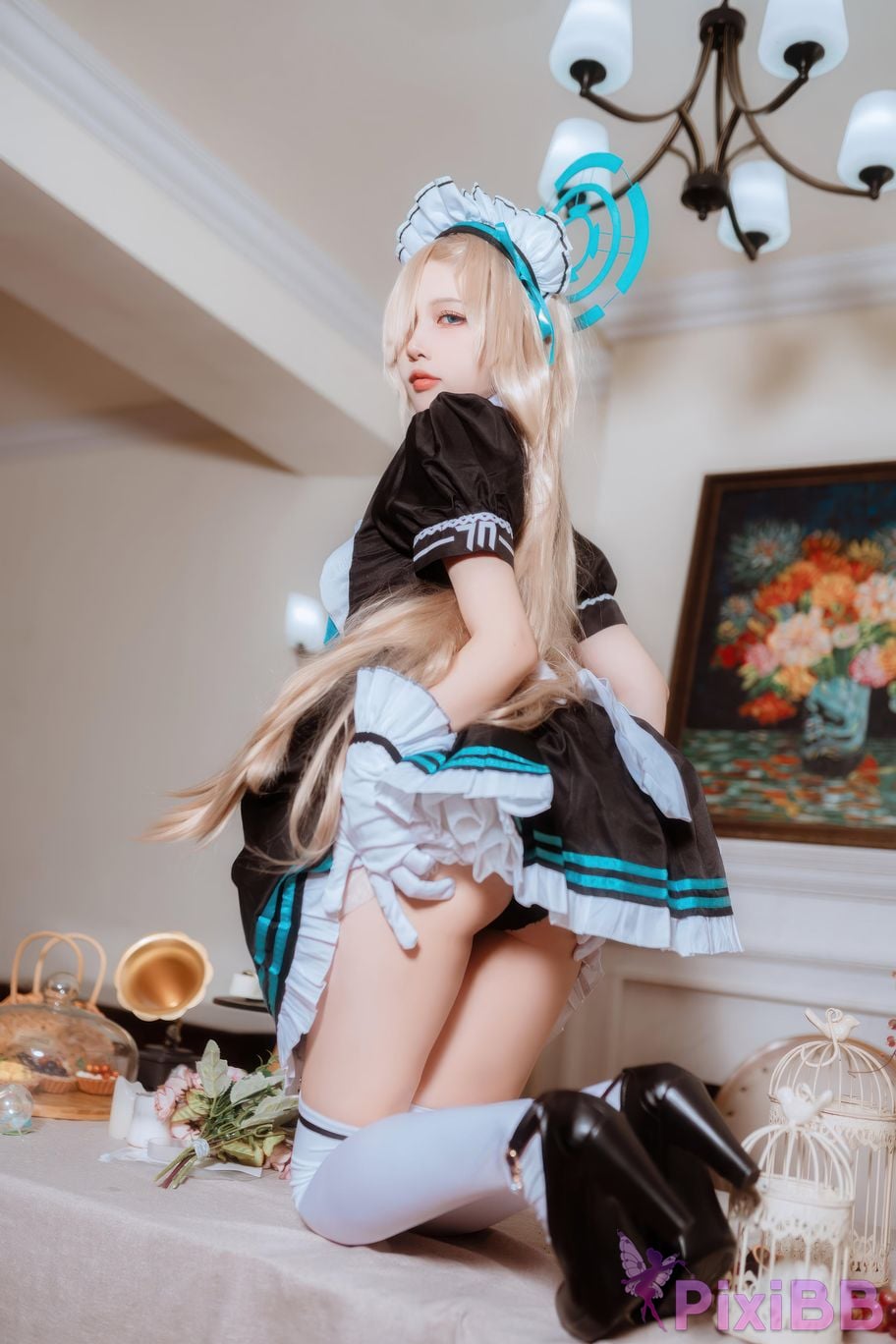 Cosplayer Second Assistant Nisa Azure Files Maid Asuna PixiBB.COM 010