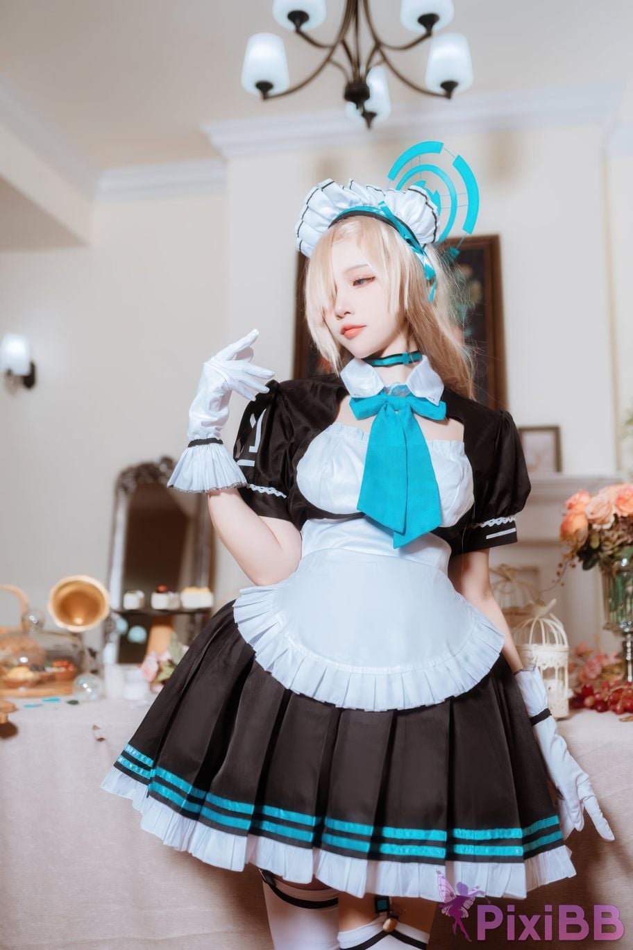Cosplayer Second Assistant Nisa Azure Files Maid Asuna PixiBB.COM 014