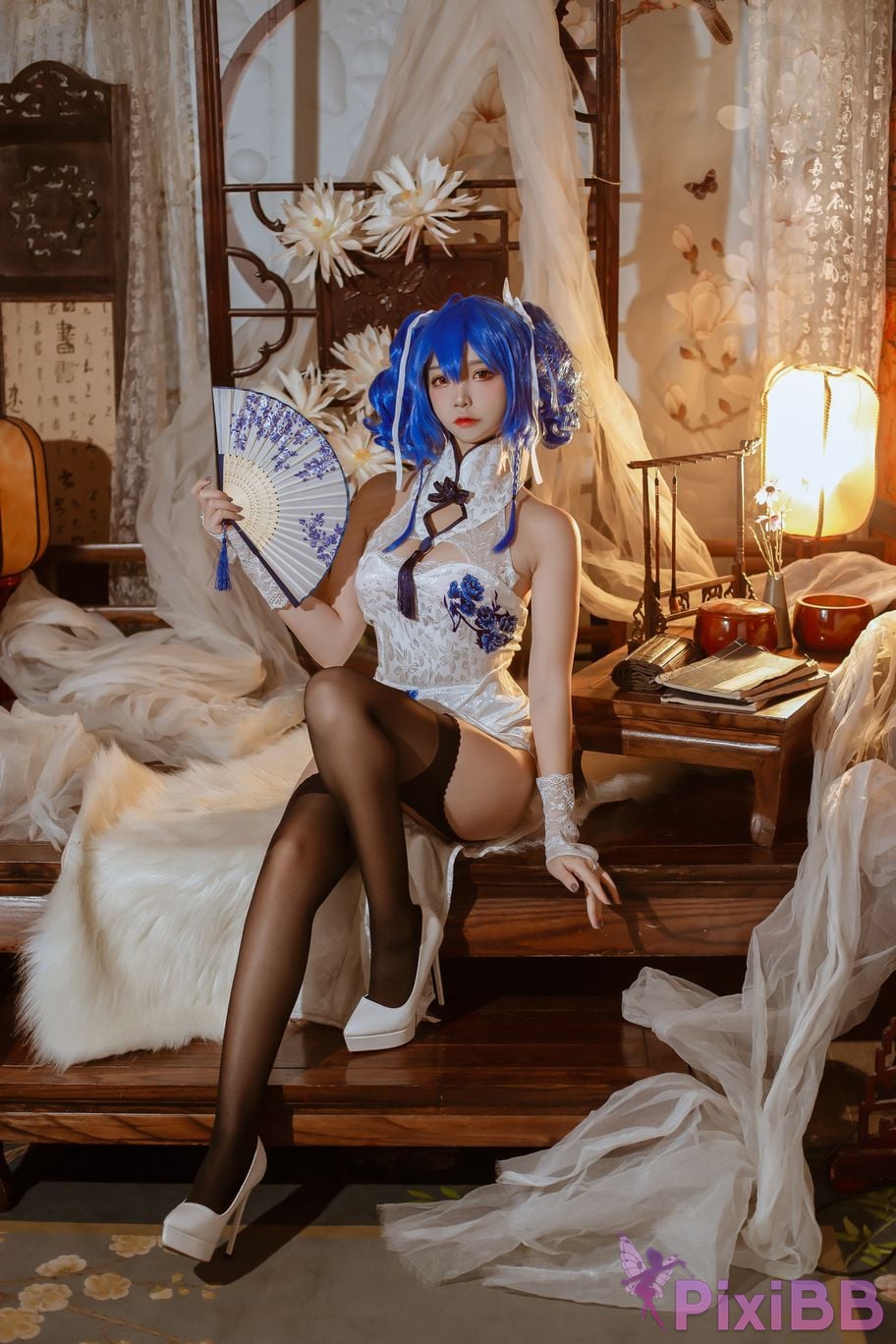 Cosplayer Second Assistant Nisa azur lane saint louis The flower of spring PixiBB.COM 001