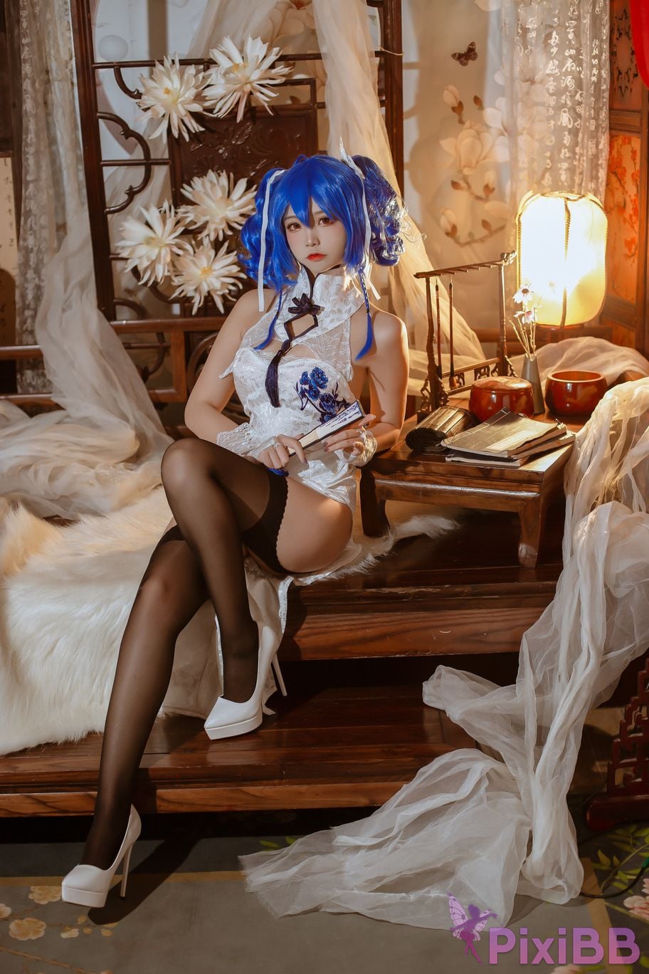 Cosplayer Second Assistant Nisa azur lane saint louis The flower of spring PixiBB.COM 002