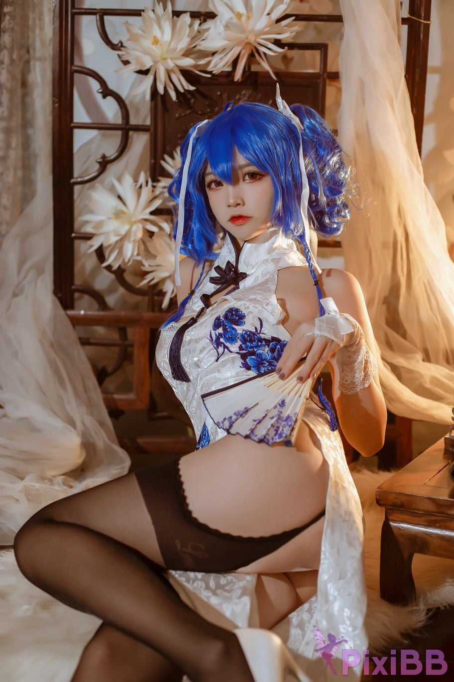 Cosplayer Second Assistant Nisa azur lane saint louis The flower of spring PixiBB.COM 005