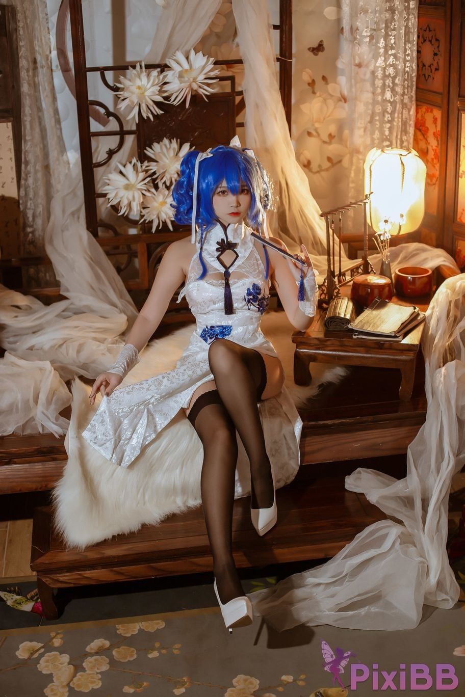 Cosplayer Second Assistant Nisa azur lane saint louis The flower of spring PixiBB.COM 006