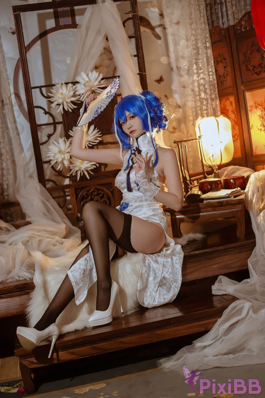 Cosplayer Second Assistant Nisa azur lane saint louis The flower of spring PixiBB.COM 007