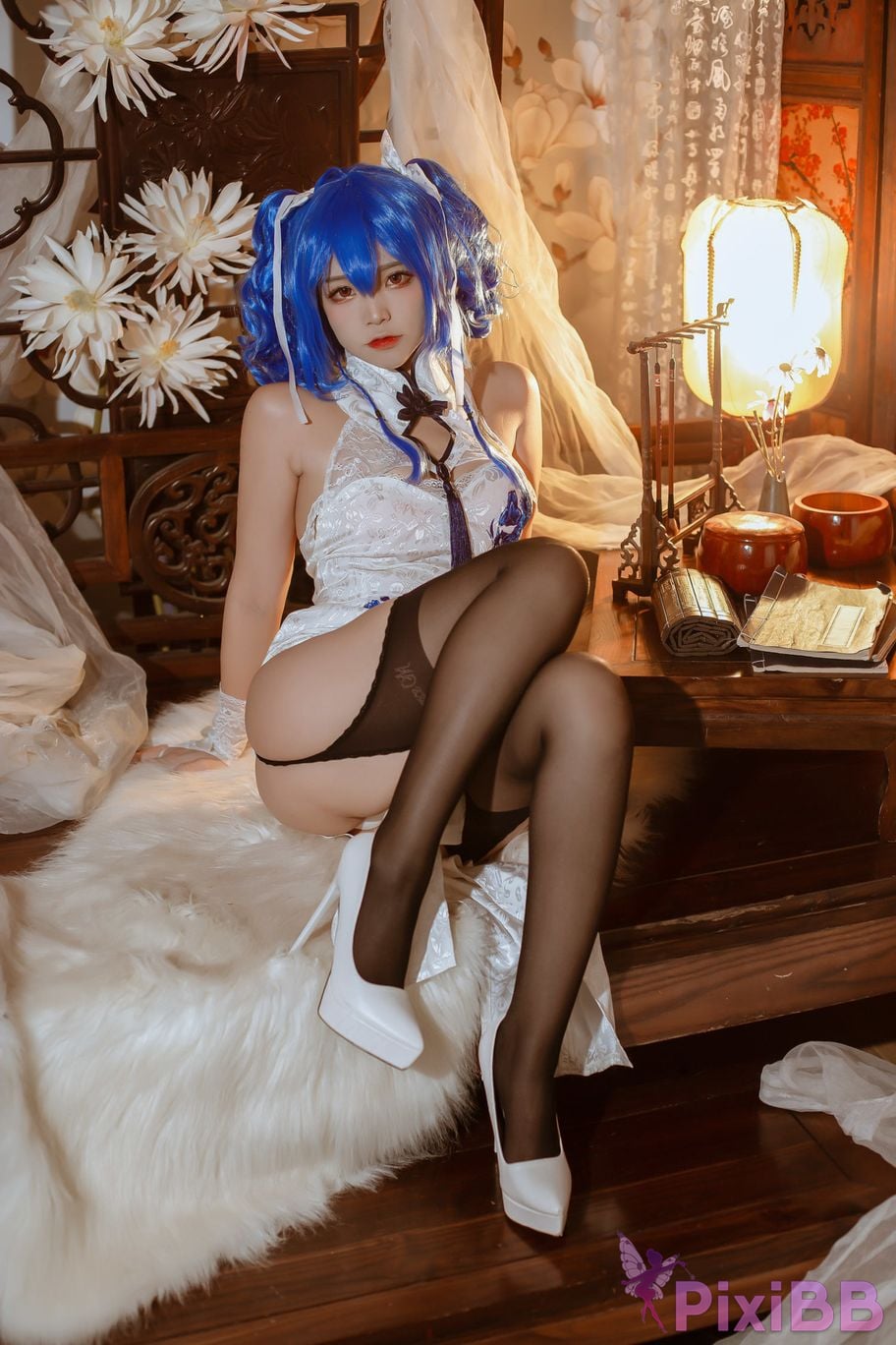 Cosplayer Second Assistant Nisa azur lane saint louis The flower of spring PixiBB.COM 009