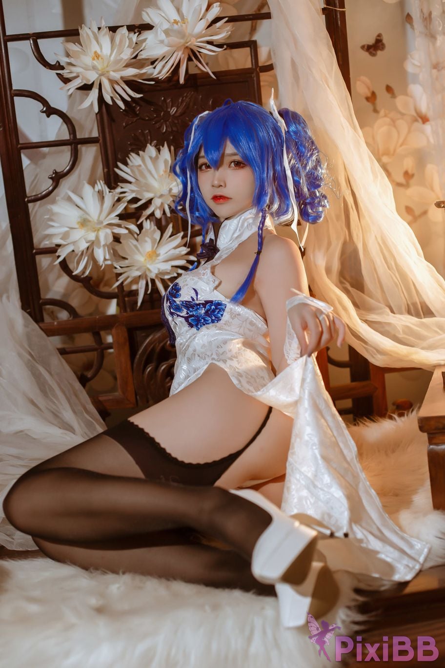 Cosplayer Second Assistant Nisa azur lane saint louis The flower of spring PixiBB.COM 010