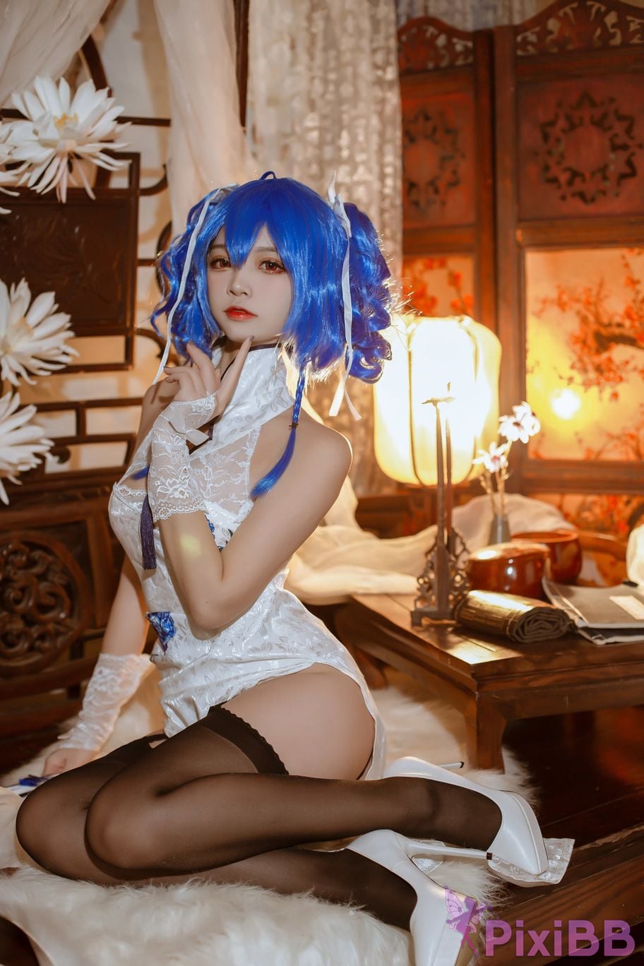 Cosplayer Second Assistant Nisa azur lane saint louis The flower of spring PixiBB.COM 011