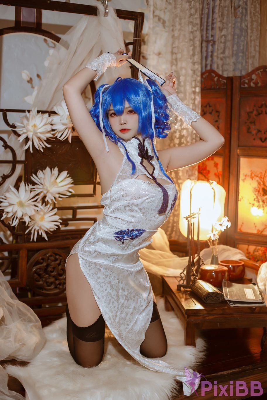 Cosplayer Second Assistant Nisa azur lane saint louis The flower of spring PixiBB.COM 012