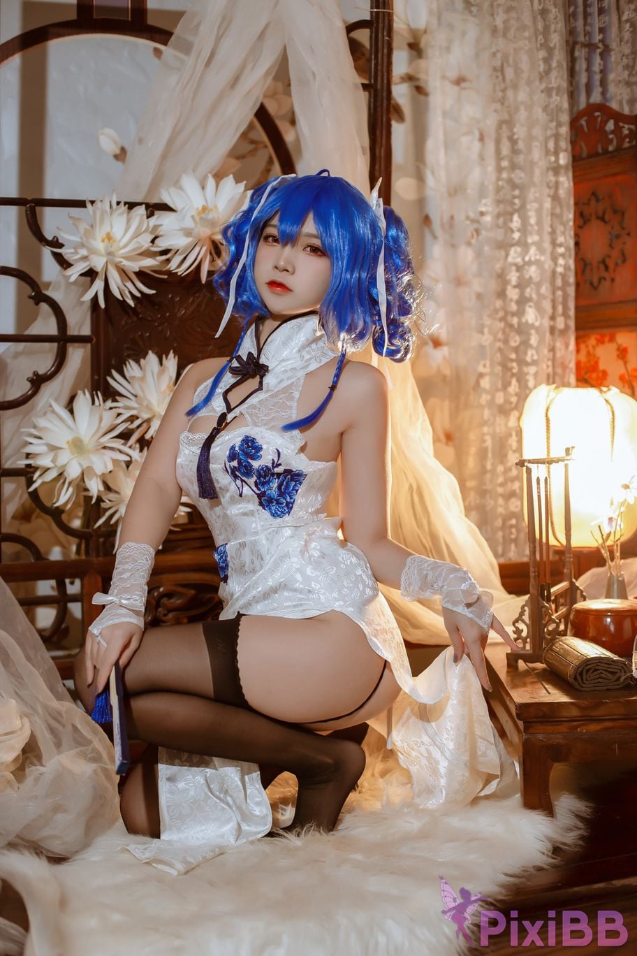 Cosplayer Second Assistant Nisa azur lane saint louis The flower of spring PixiBB.COM 013