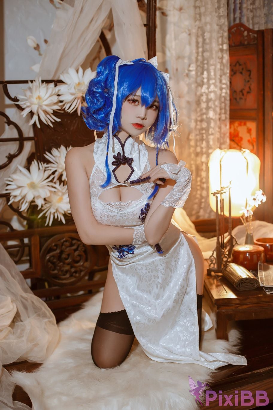 Cosplayer Second Assistant Nisa azur lane saint louis The flower of spring PixiBB.COM 016