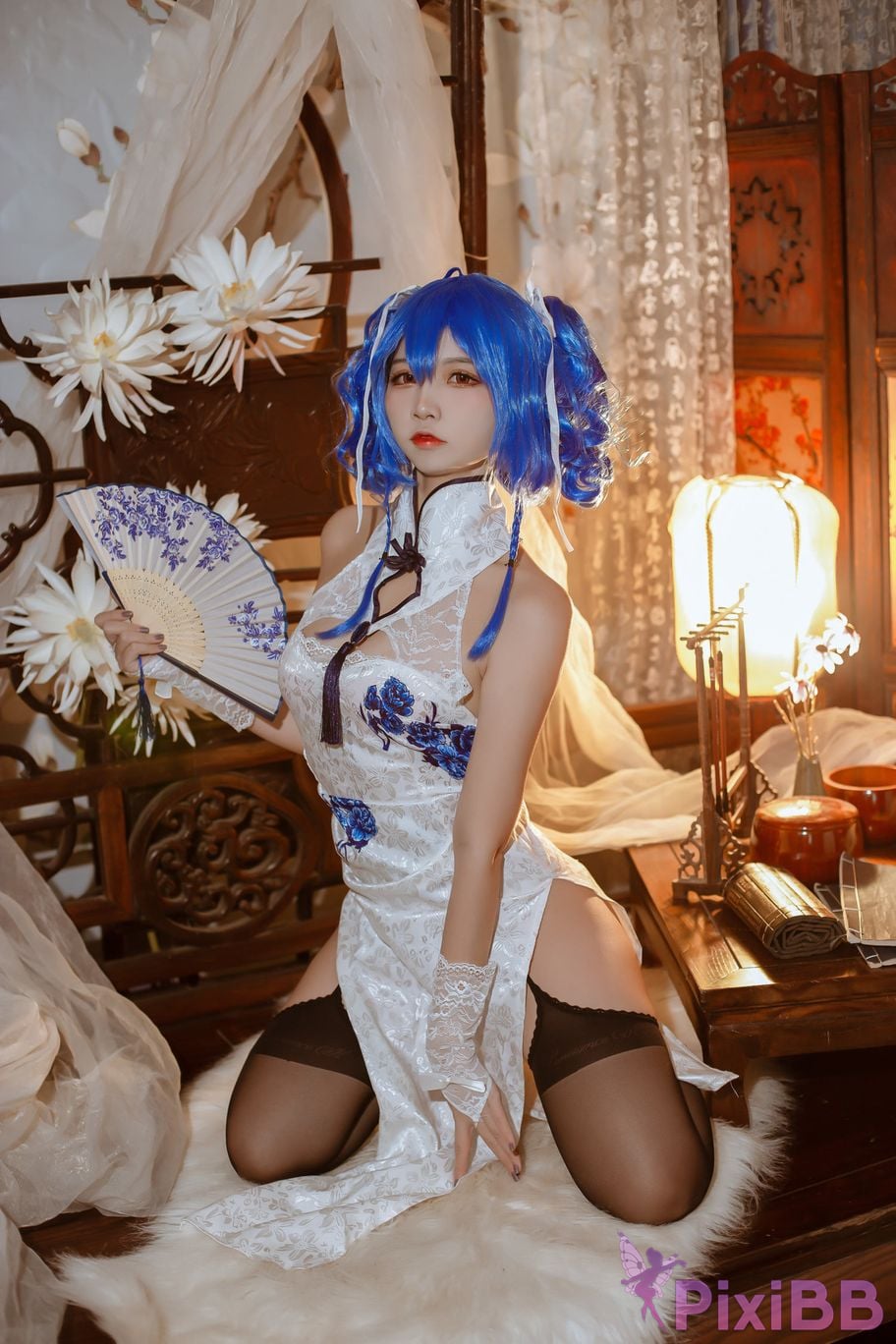 Cosplayer Second Assistant Nisa azur lane saint louis The flower of spring PixiBB.COM 017