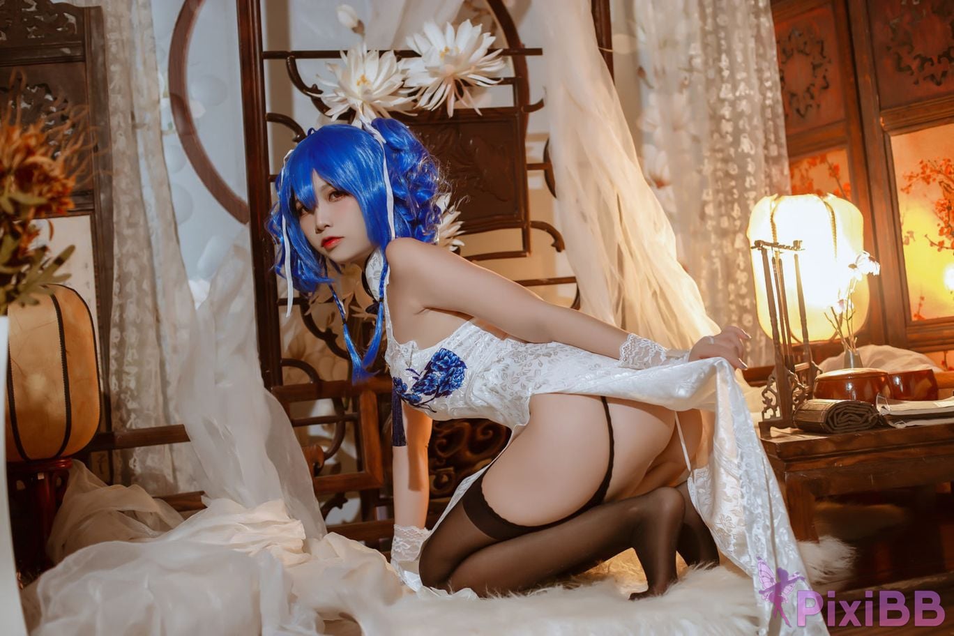Cosplayer Second Assistant Nisa azur lane saint louis The flower of spring PixiBB.COM 018