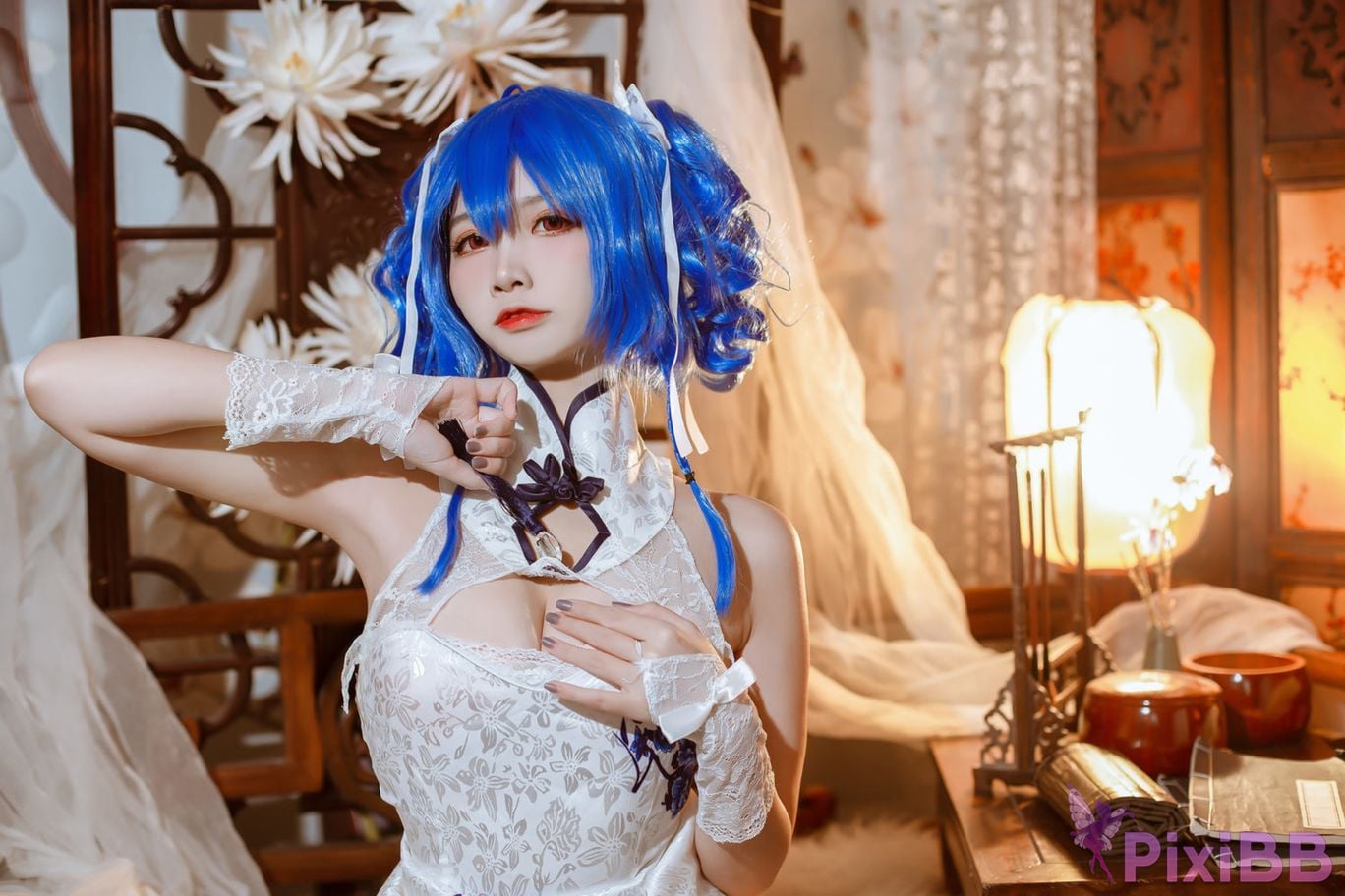 Cosplayer Second Assistant Nisa azur lane saint louis The flower of spring PixiBB.COM 020