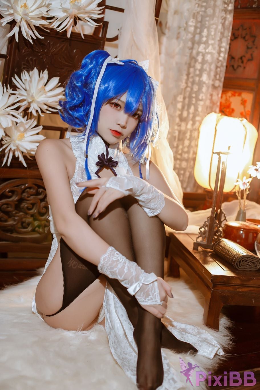 Cosplayer Second Assistant Nisa azur lane saint louis The flower of spring PixiBB.COM 021