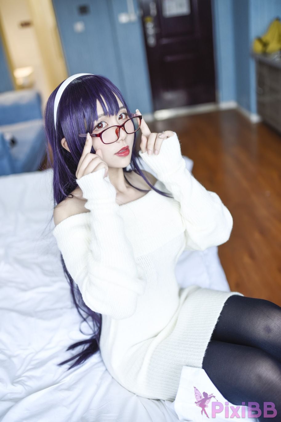 Cosplay Jiuqu Jean Utaha PixiBB.COM 023