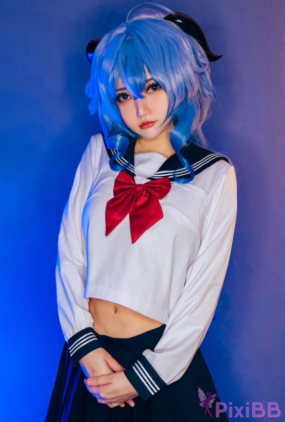 Potato Godzilla Ganyu Seifuku PixiBB.COM 2