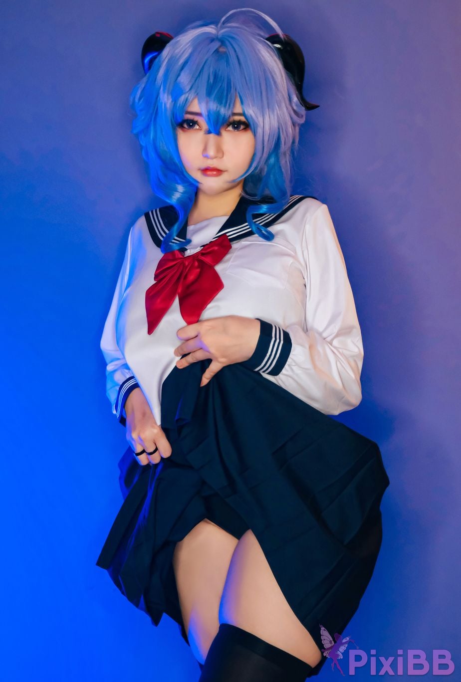 Potato Godzilla Ganyu Seifuku PixiBB.COM 20