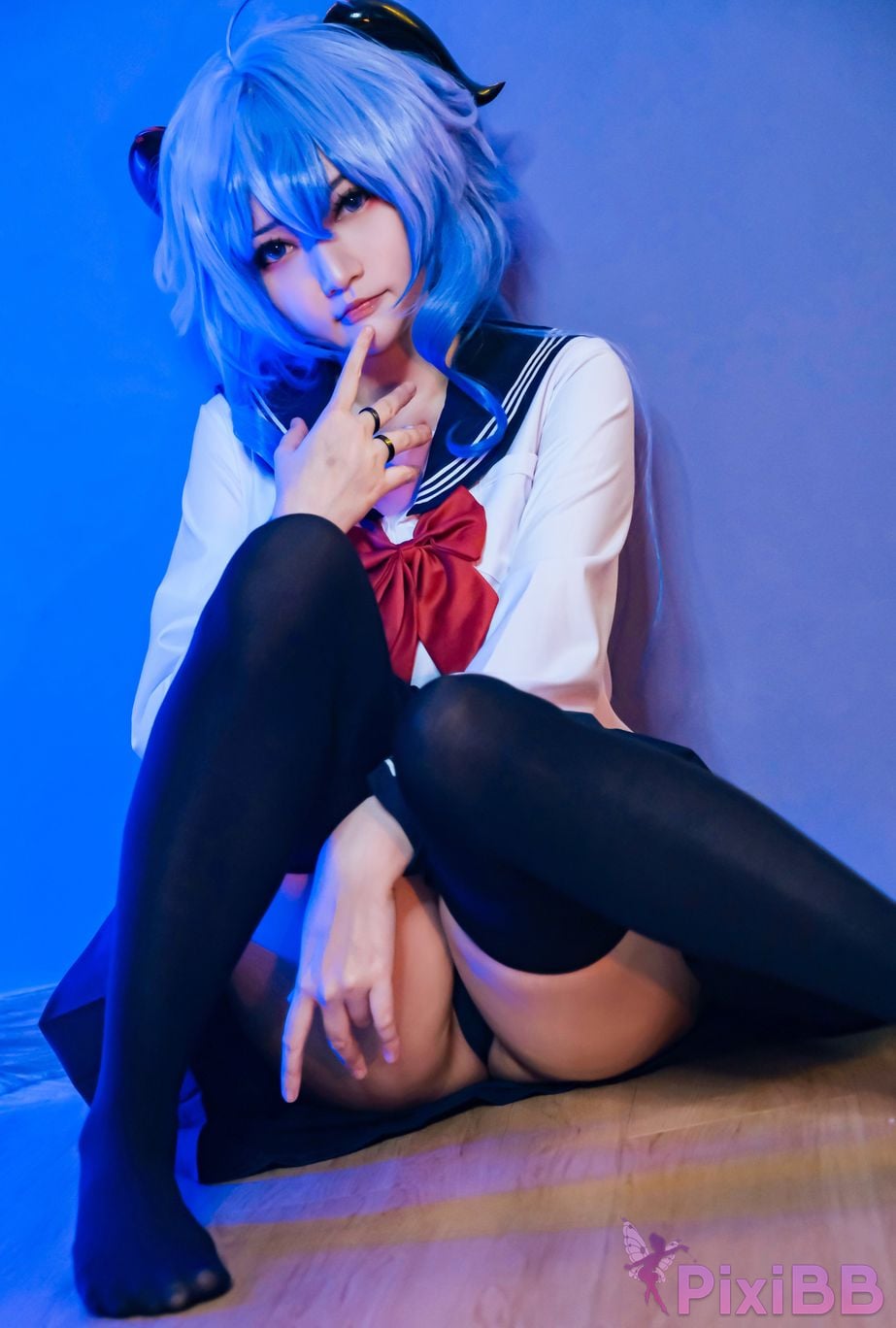 Potato Godzilla Ganyu Seifuku PixiBB.COM 3