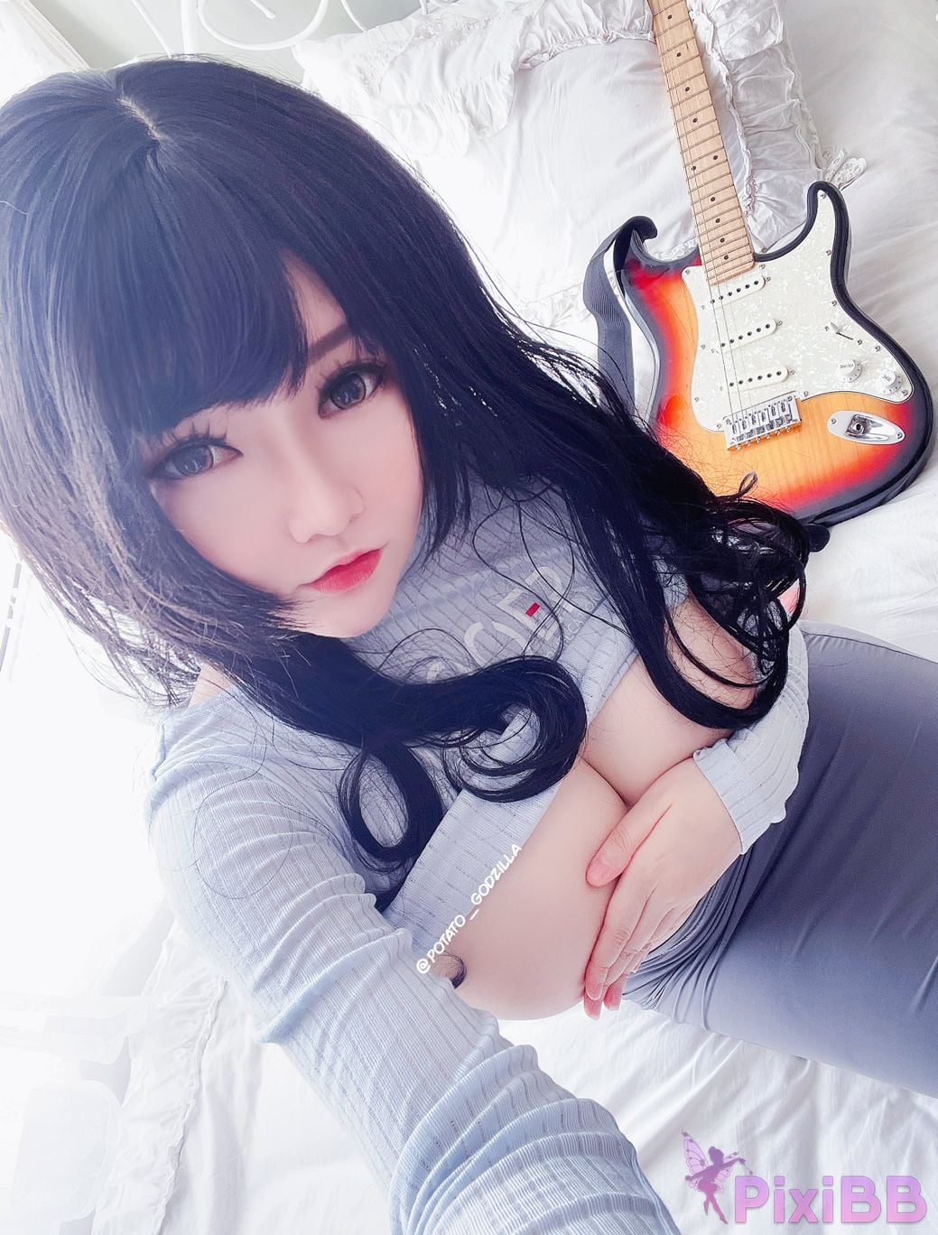 Potato Godzilla Guitar Sister PixiBB.COM 18