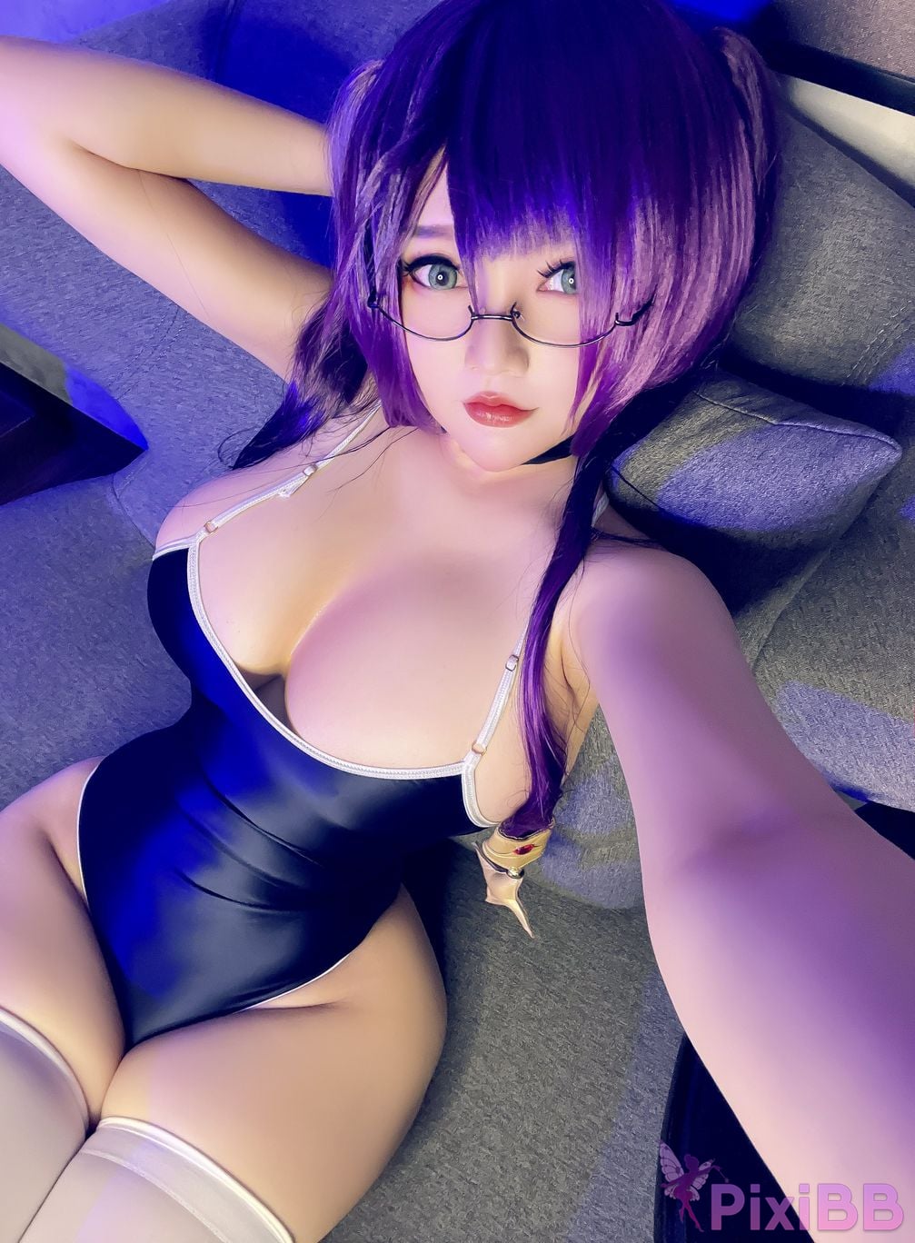 Potato Godzilla Mona Swimsuit (Genshin Impact) PixiBB.COM 13