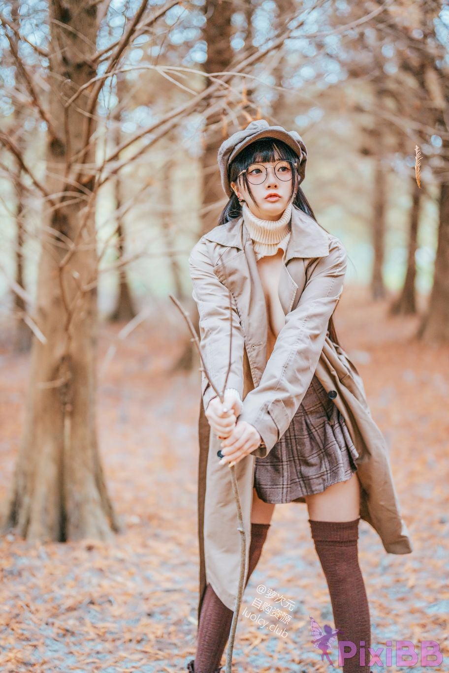 Cosplayer Luoluo Raku 8K late autumn muhchiou PixiBB.COM 022