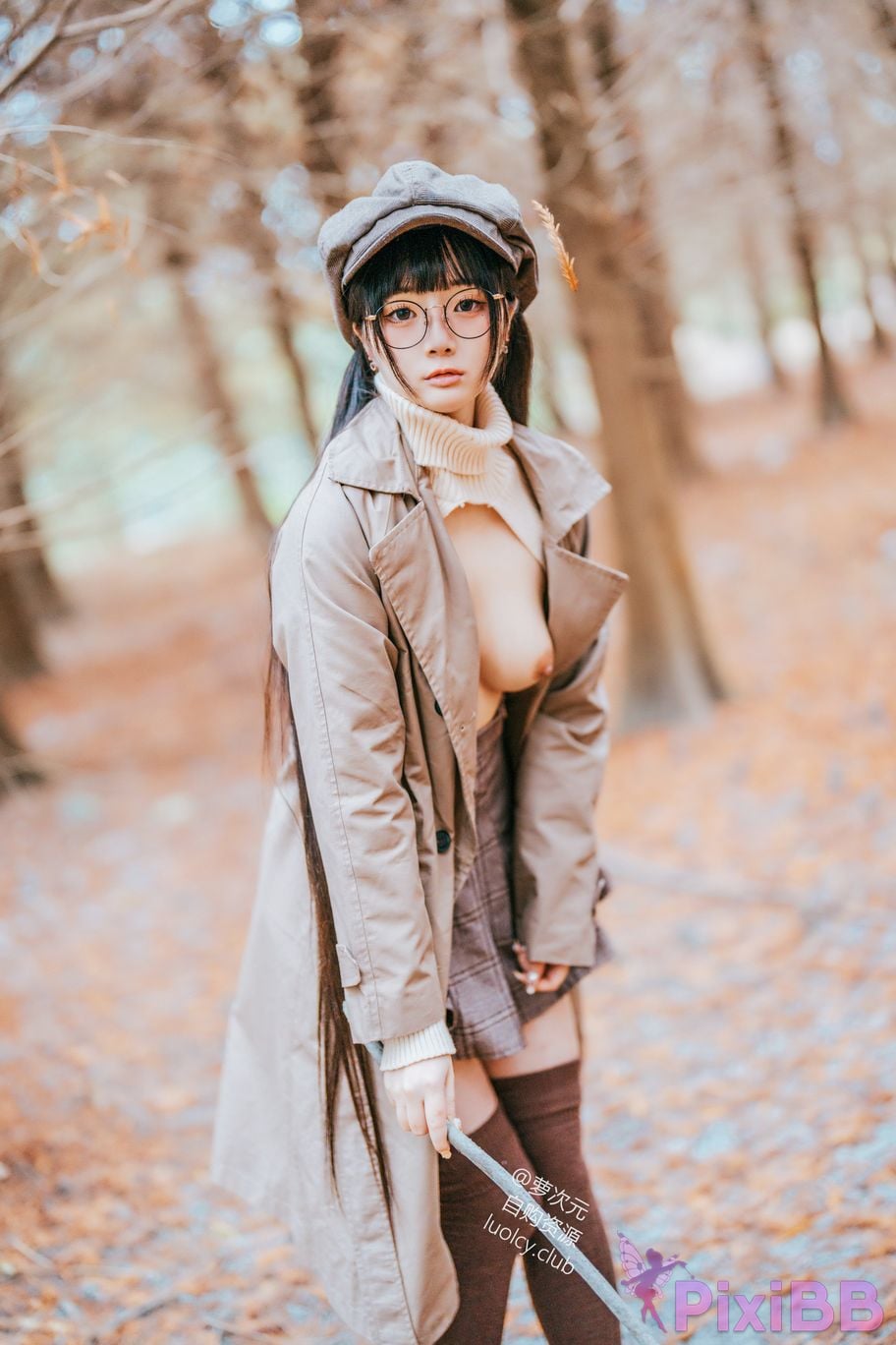 Cosplayer Luoluo Raku 8K late autumn muhchiou PixiBB.COM 024
