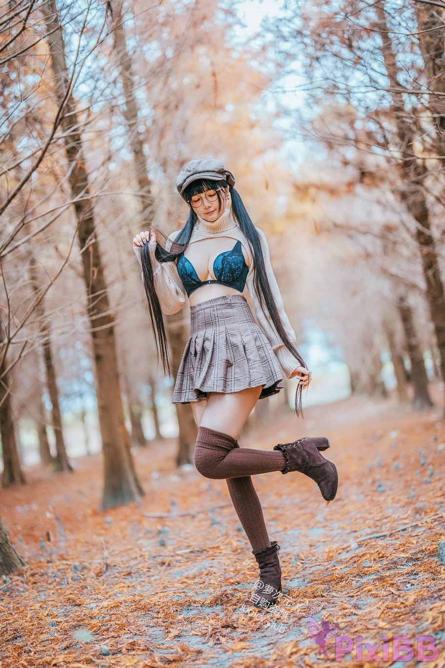 Cosplayer Luoluo Raku 8K late autumn muhchiou PixiBB.COM 029