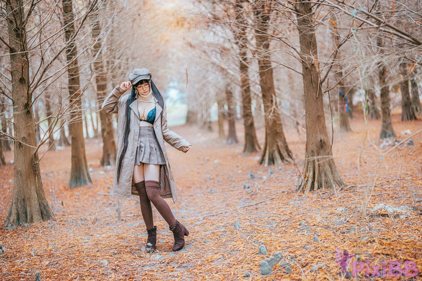 Cosplayer Luoluo Raku 8K late autumn muhchiou PixiBB.COM 053