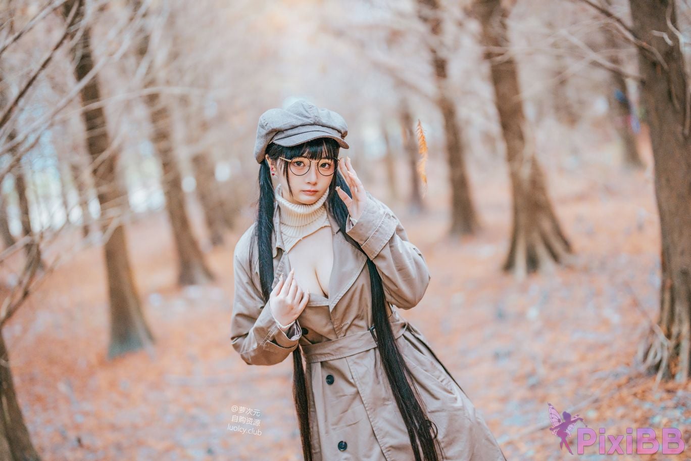 Cosplayer Luoluo Raku 8K late autumn muhchiou PixiBB.COM 054