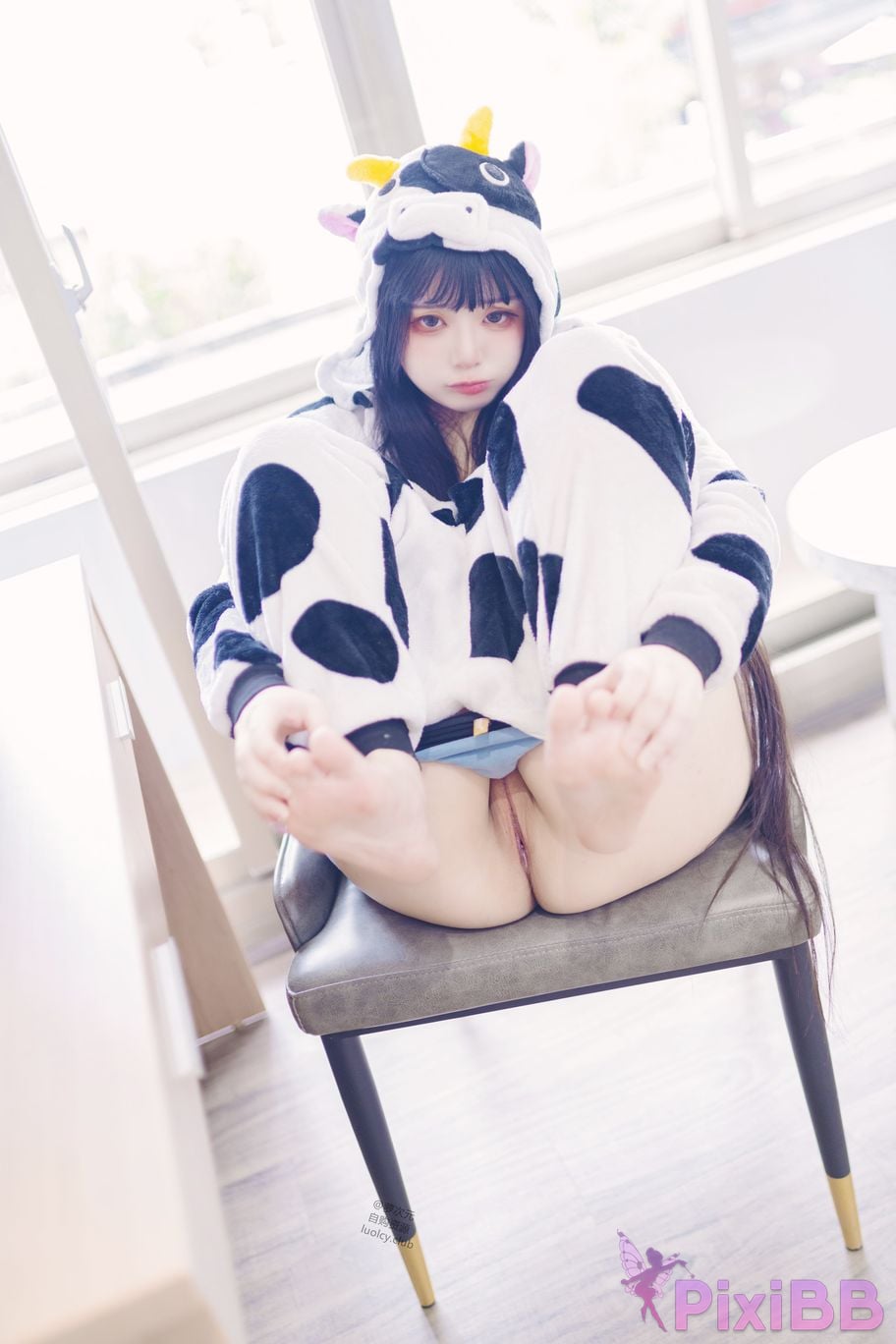 Cosplayer Luoluo Raku 8K dairy cow Milky PixiBB.COM 003