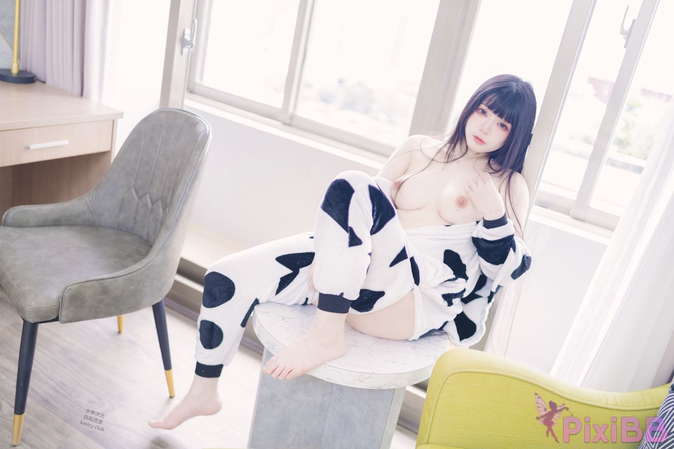 Cosplayer Luoluo Raku 8K dairy cow Milky PixiBB.COM 026