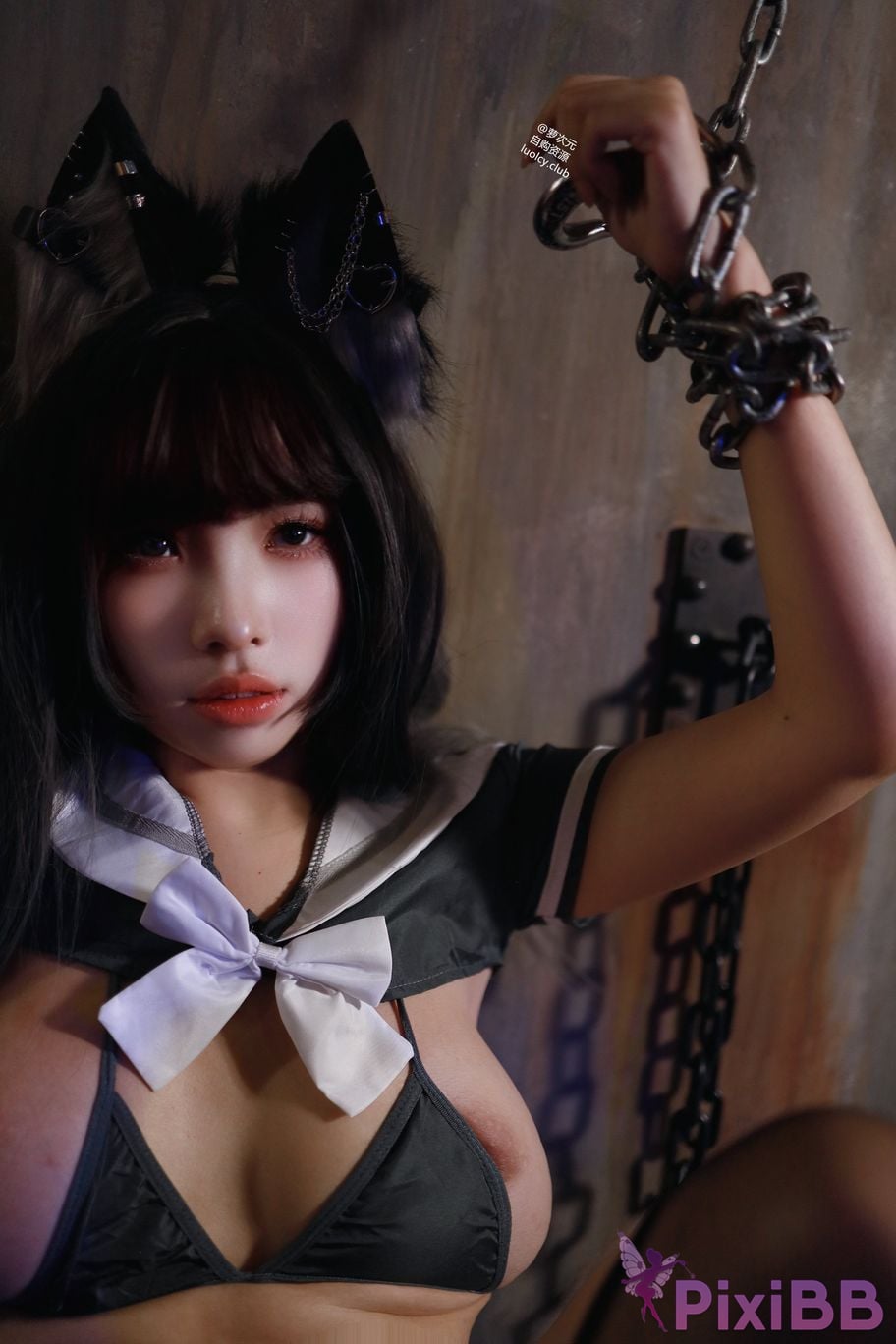 Cosplay Mu Momo Xun Fu Lang Shao Nu PixiBB.COM 035