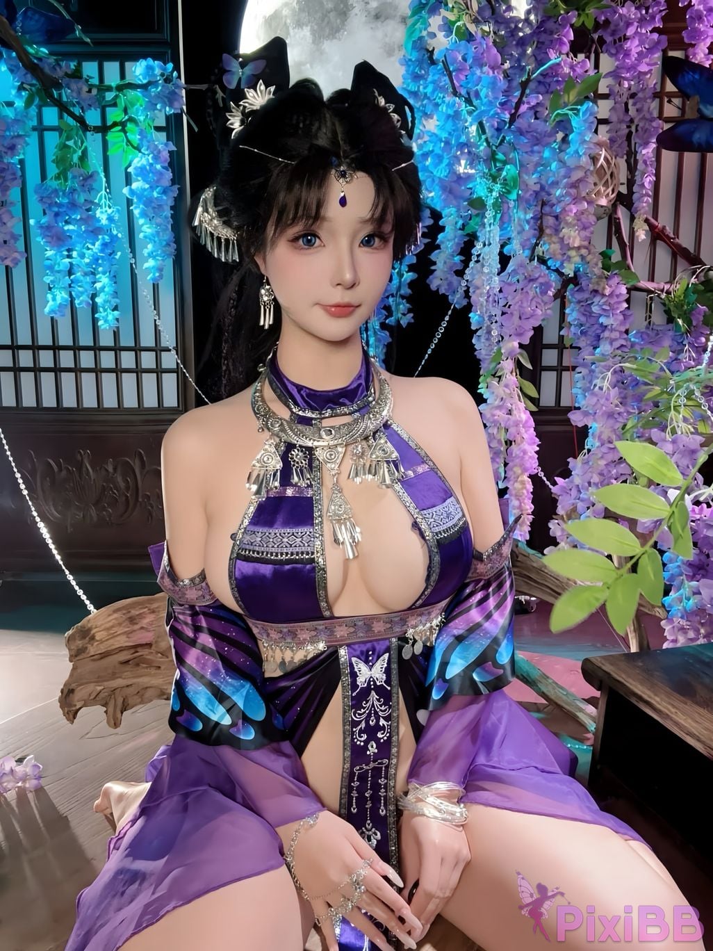 Cosplayer yuuhui Yuhui Patreon subscription Miao Gu tenderness PixiBB.COM 003