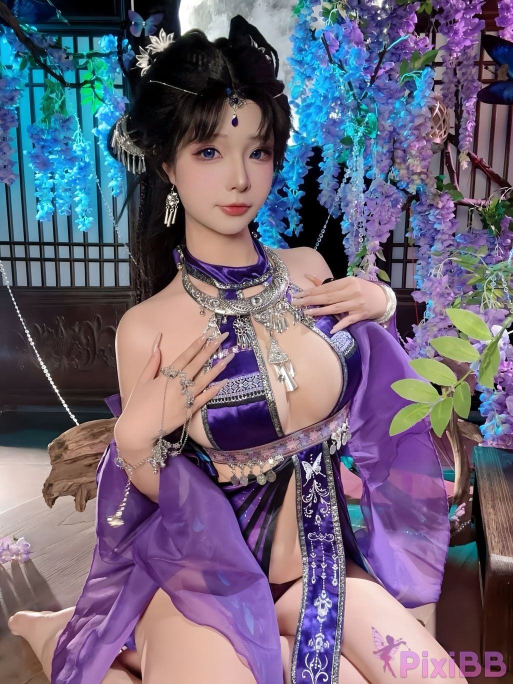 Cosplayer yuuhui Yuhui Patreon subscription Miao Gu tenderness PixiBB.COM 040