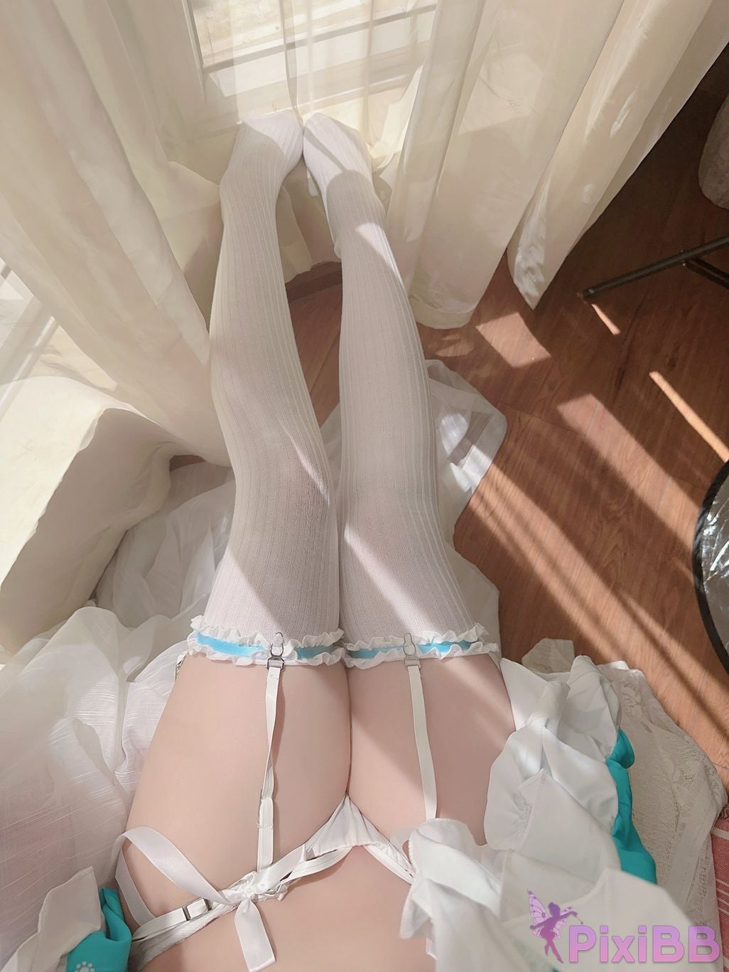 Cosplayer three degrees 69 Blue Archive Asuna underwear maid PixiBB.COM 047