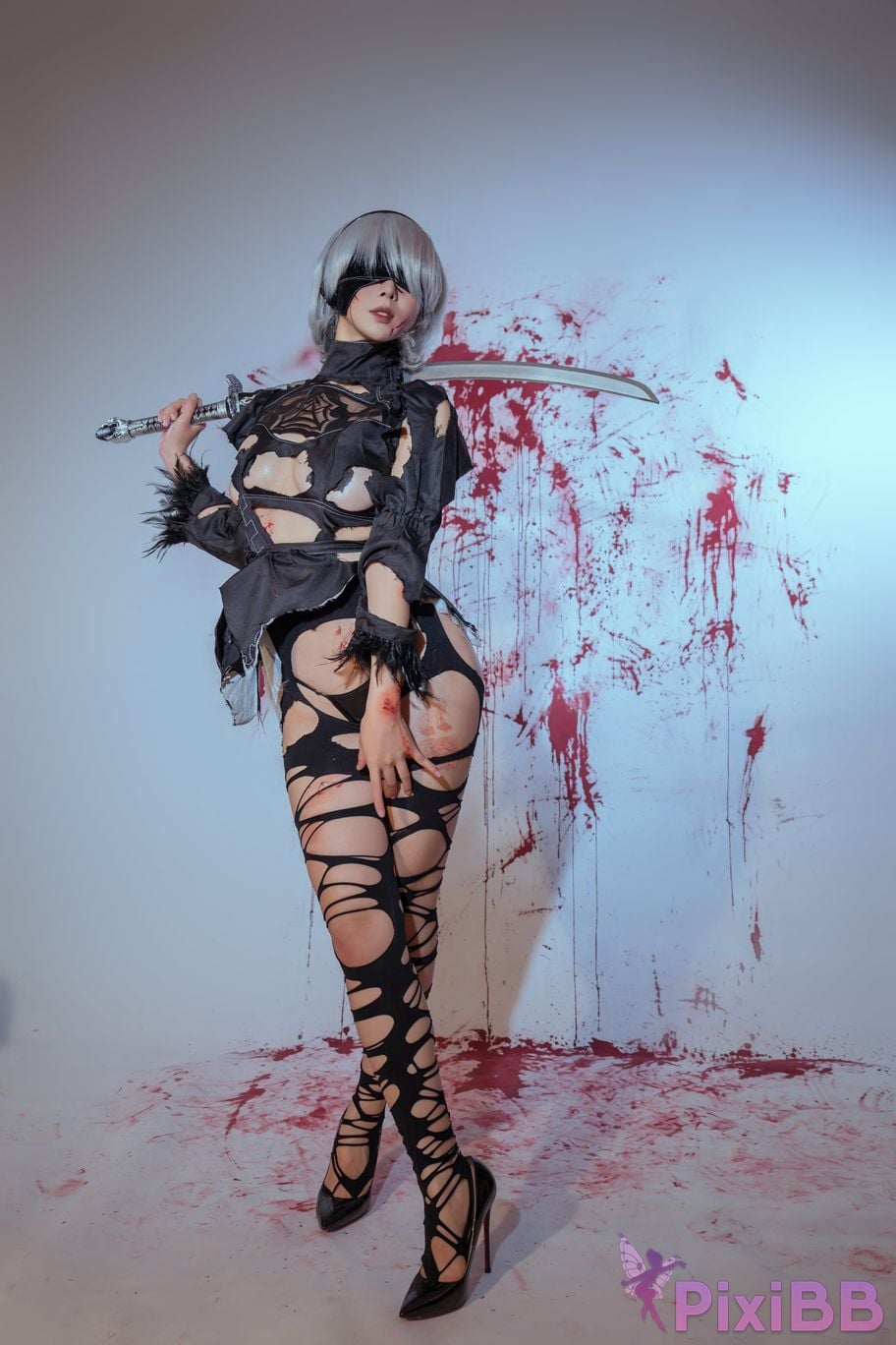 Coser Yunx1x1 and Nai tao 2B YoRHa No.2 Type B PixiBB.COM 095