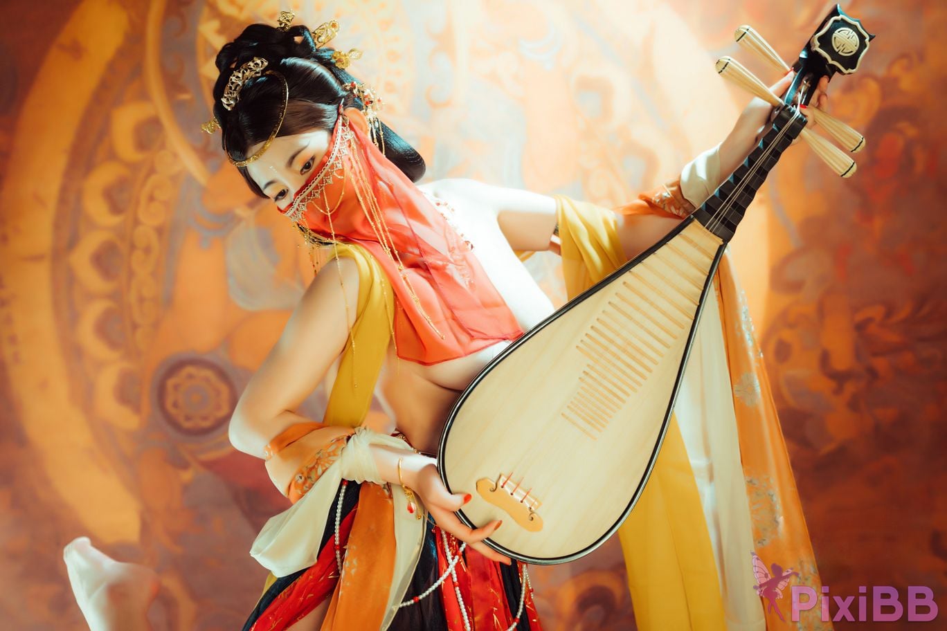 Cosplayer Xinglan is Lanlan and her name Lanmei. Dreaming back to Dunhuang PixiBB.COM 015