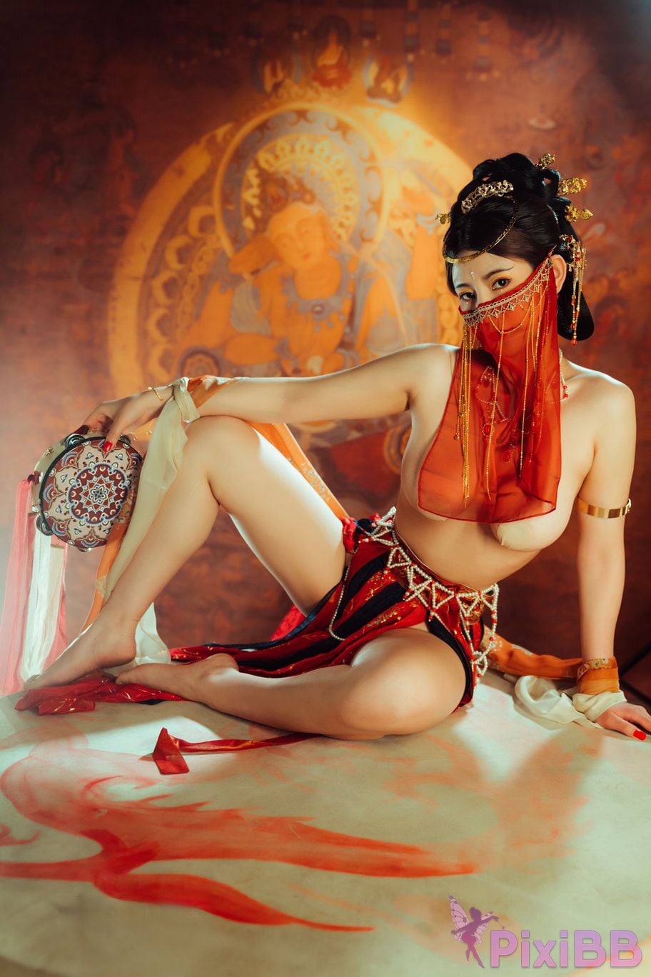 Cosplayer Xinglan is Lanlan and her name Lanmei. Dreaming back to Dunhuang PixiBB.COM 018