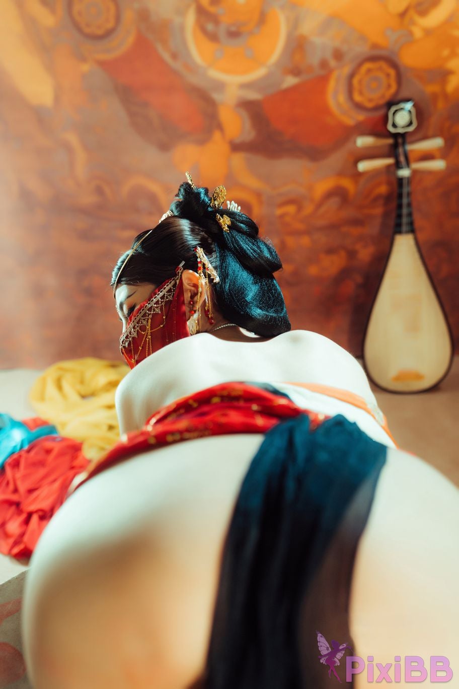 Cosplayer Xinglan is Lanlan and her name Lanmei. Dreaming back to Dunhuang PixiBB.COM 031