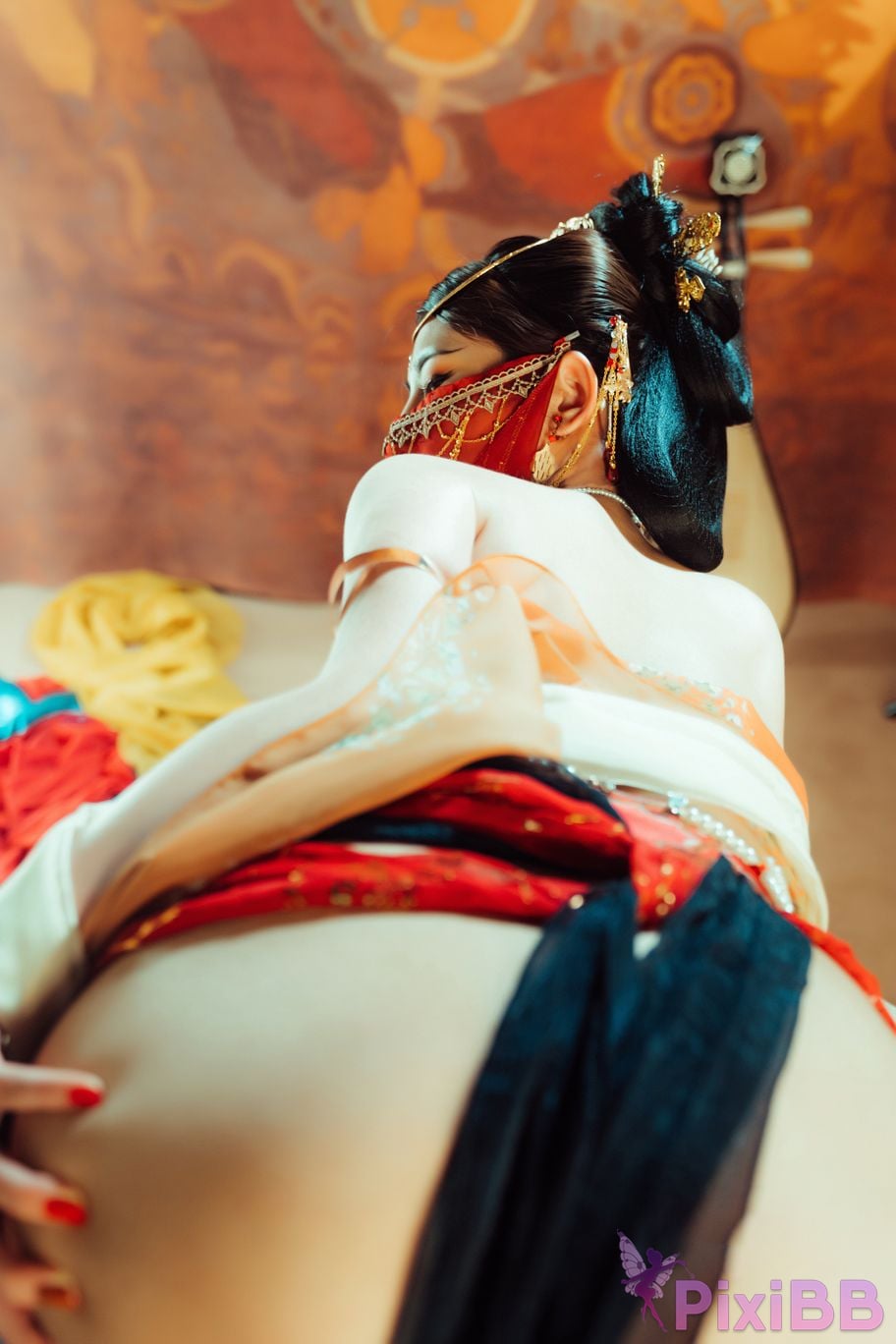 Cosplayer Xinglan is Lanlan and her name Lanmei. Dreaming back to Dunhuang PixiBB.COM 032