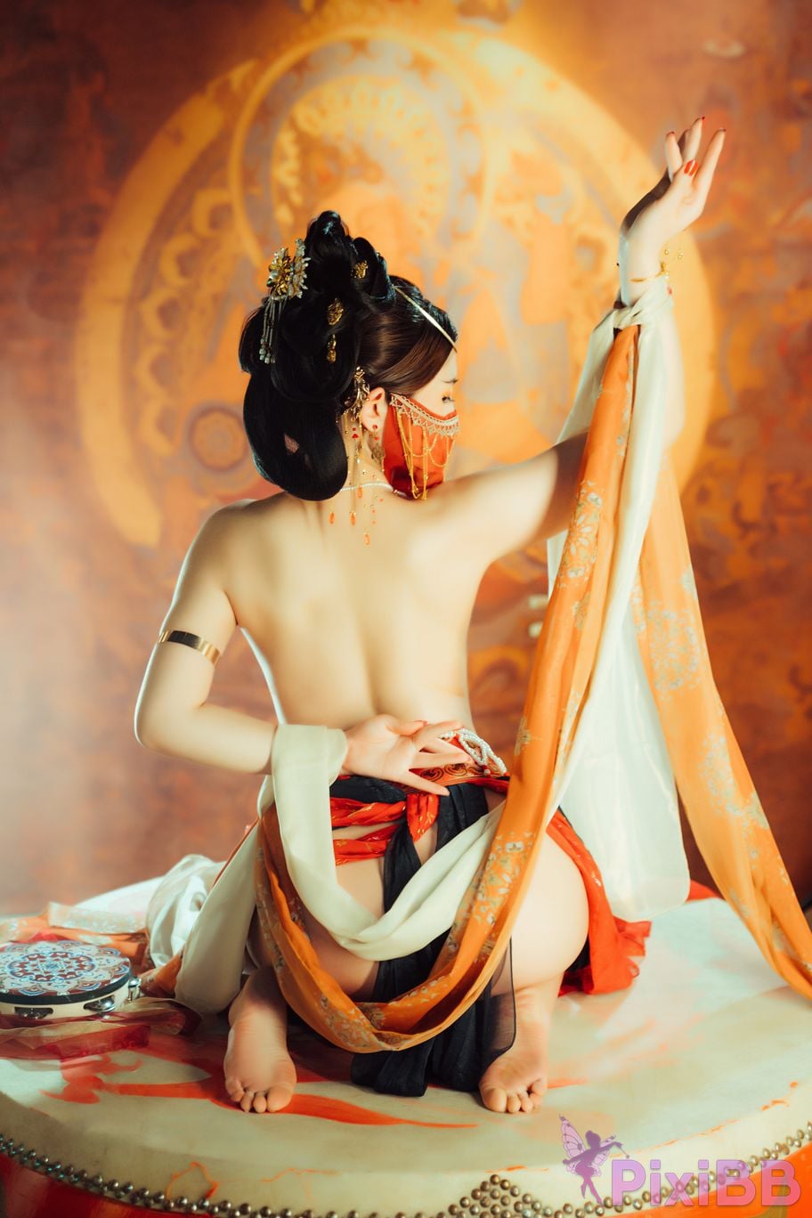 Cosplayer Xinglan is Lanlan and her name Lanmei. Dreaming back to Dunhuang PixiBB.COM 033