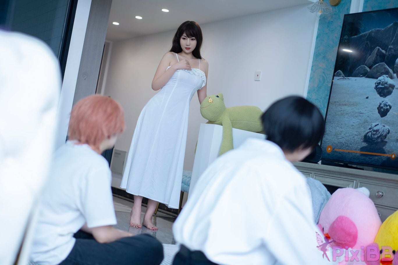 Coser Xing lan shi lan lan jiao lan mei ya PixiBB.COM 001