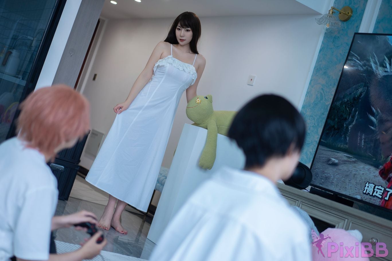 Coser Xing lan shi lan lan jiao lan mei ya PixiBB.COM 013
